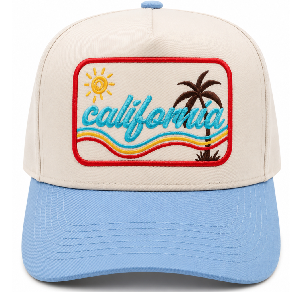 California Hat – Baby Blue