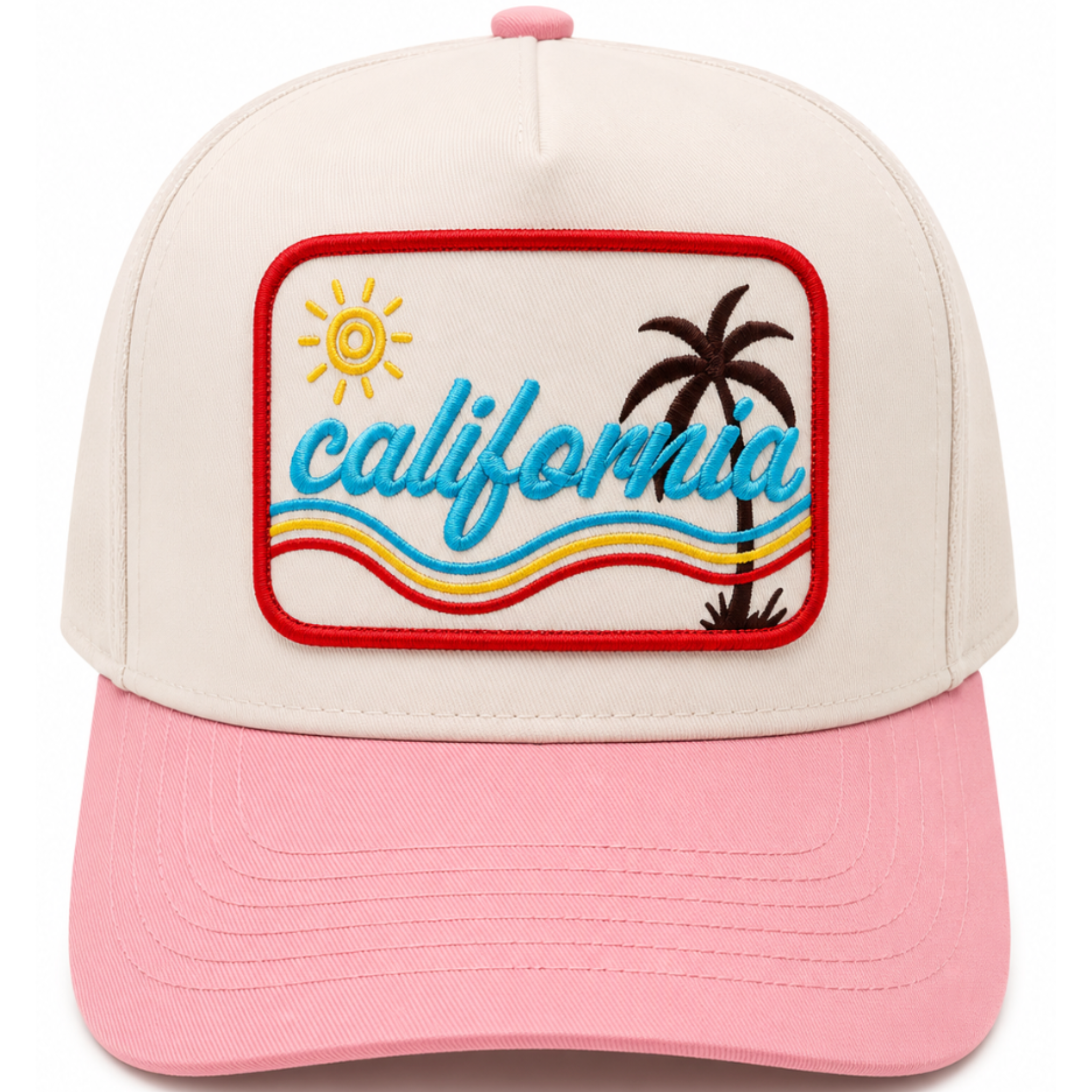 California Hat - Baby Pink