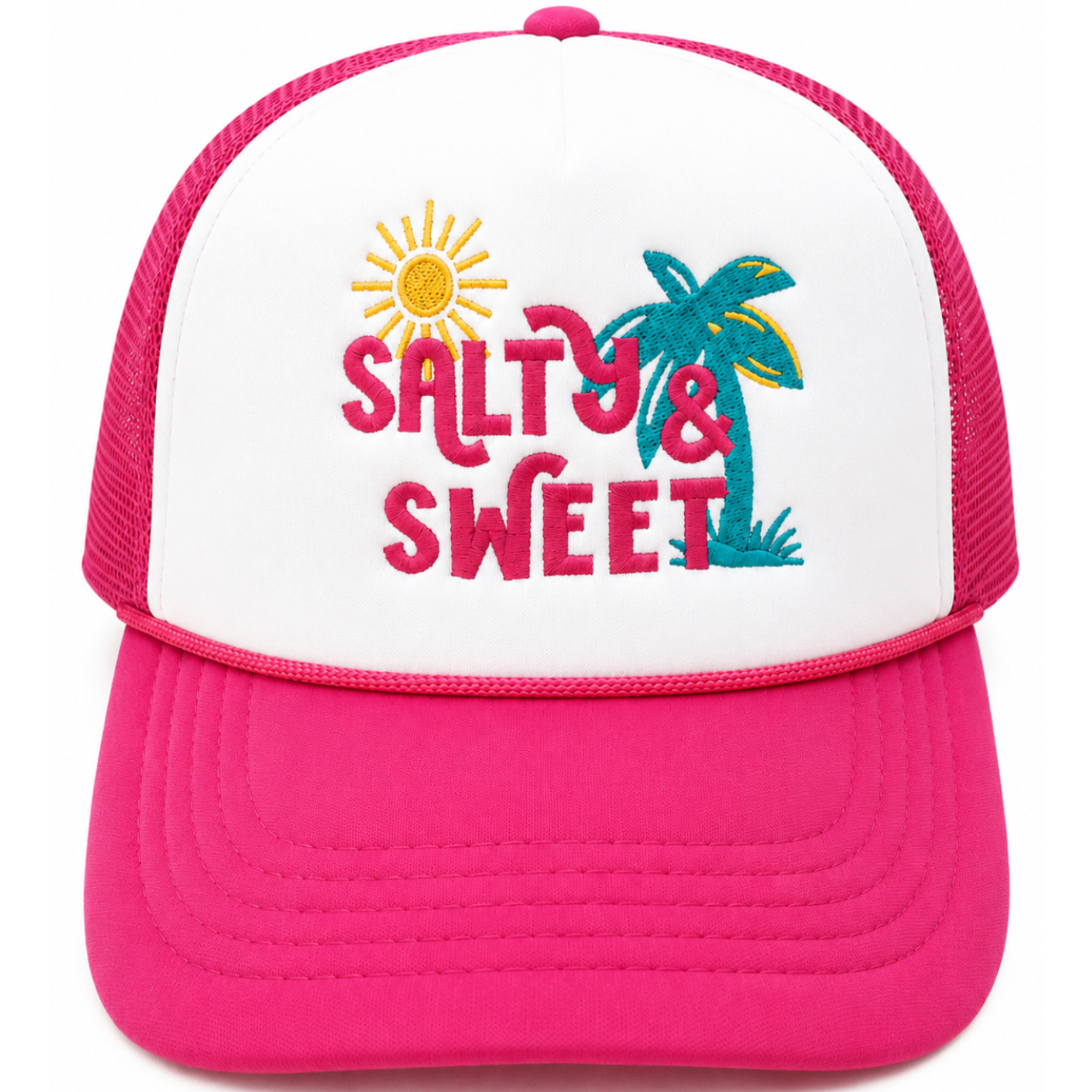 Salty & Sweet Trucker Hat - Pink